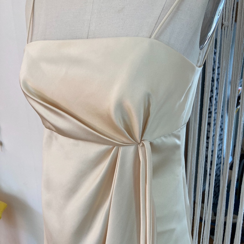 Vera Wang ~ Cream Formal  Dress SZ 4 Prom/Wedding - Picture 9 of 14